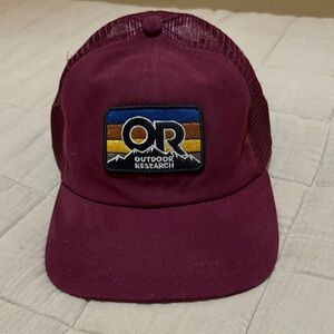 Outdoor Research Burgundy Baseball Cap